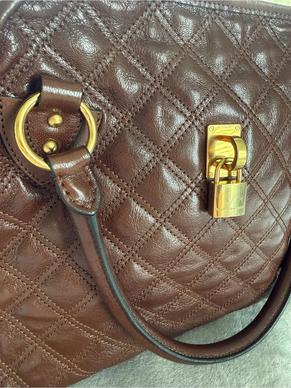 Marc Jacobs structured quilted